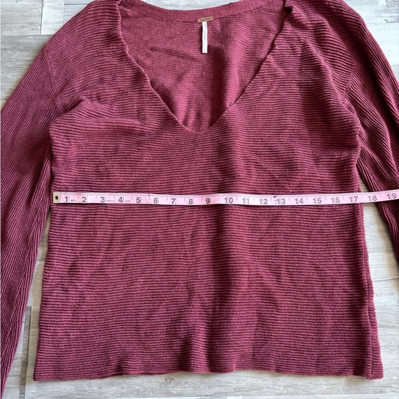 Free People Raspberry Knit Top - Picture 5 of 5